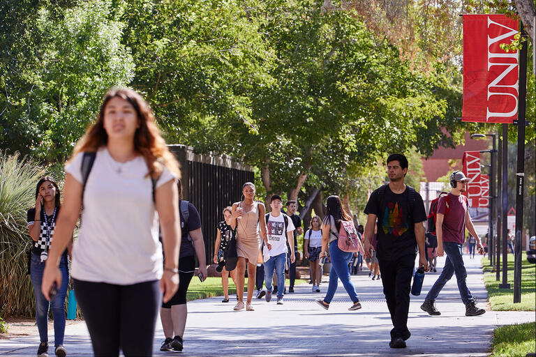 groups of people on campus