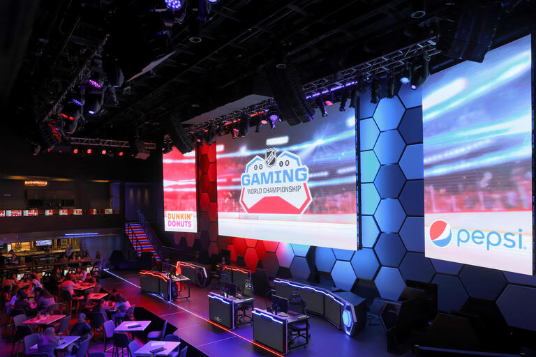 Esports arena at Luxor
