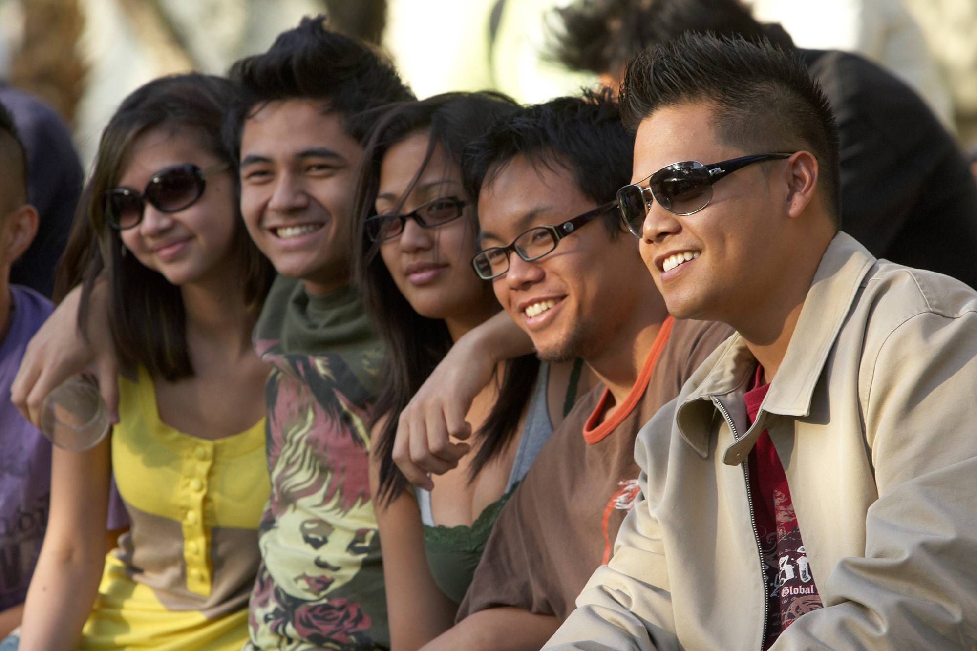 Students sitting together