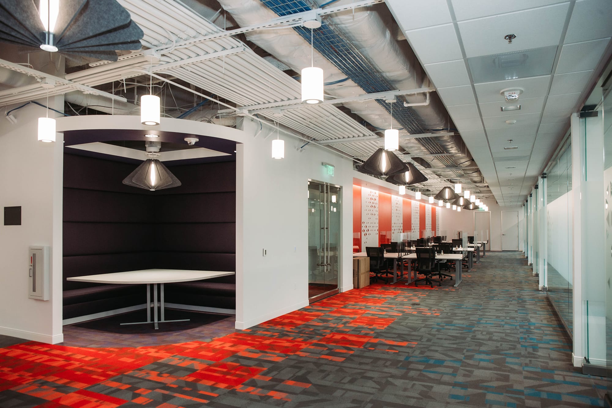 Interior of U-N-L-V Innovation Incubator common area