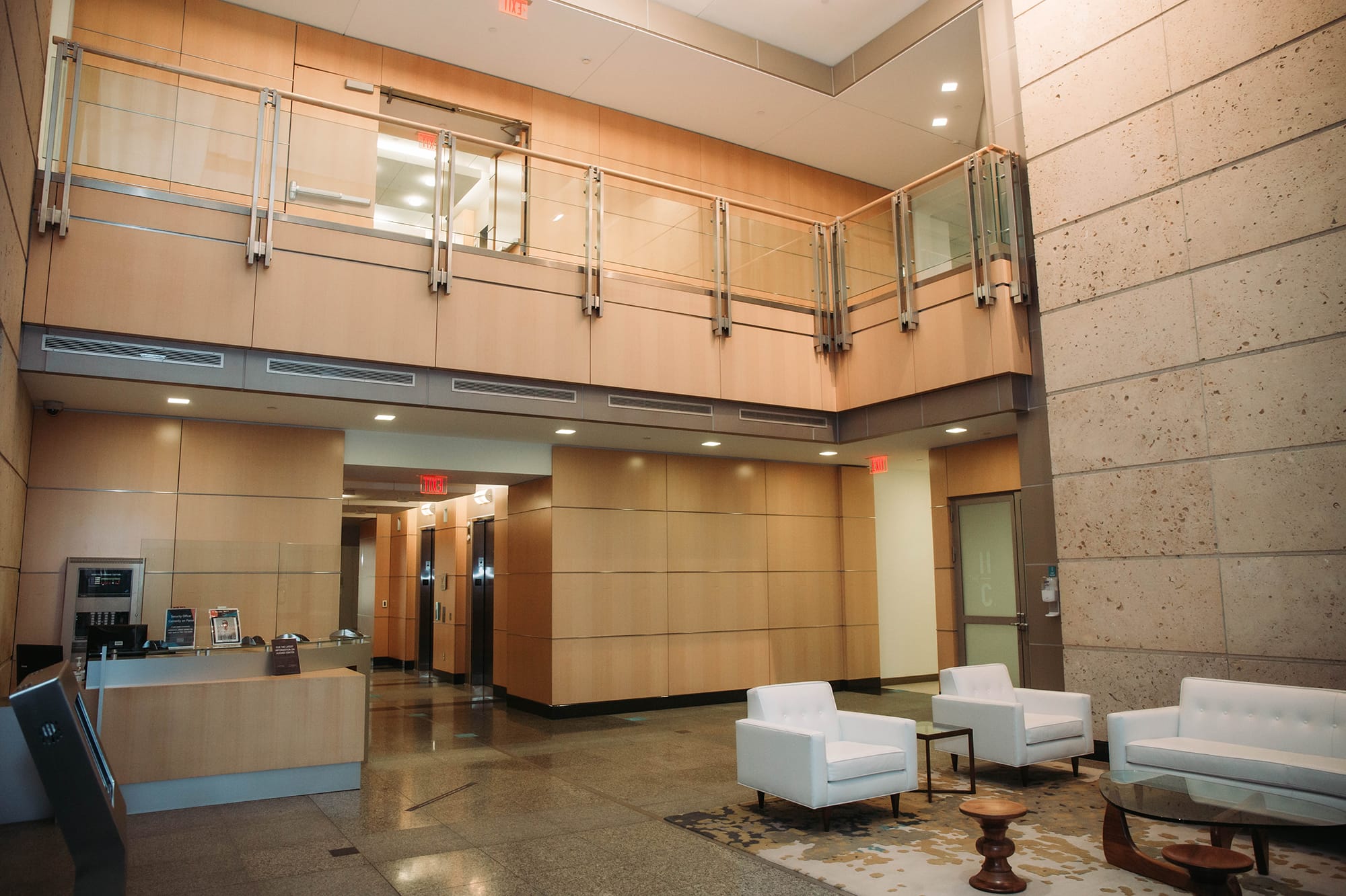 Lobby of the U-N-L-V Innovation Incubator