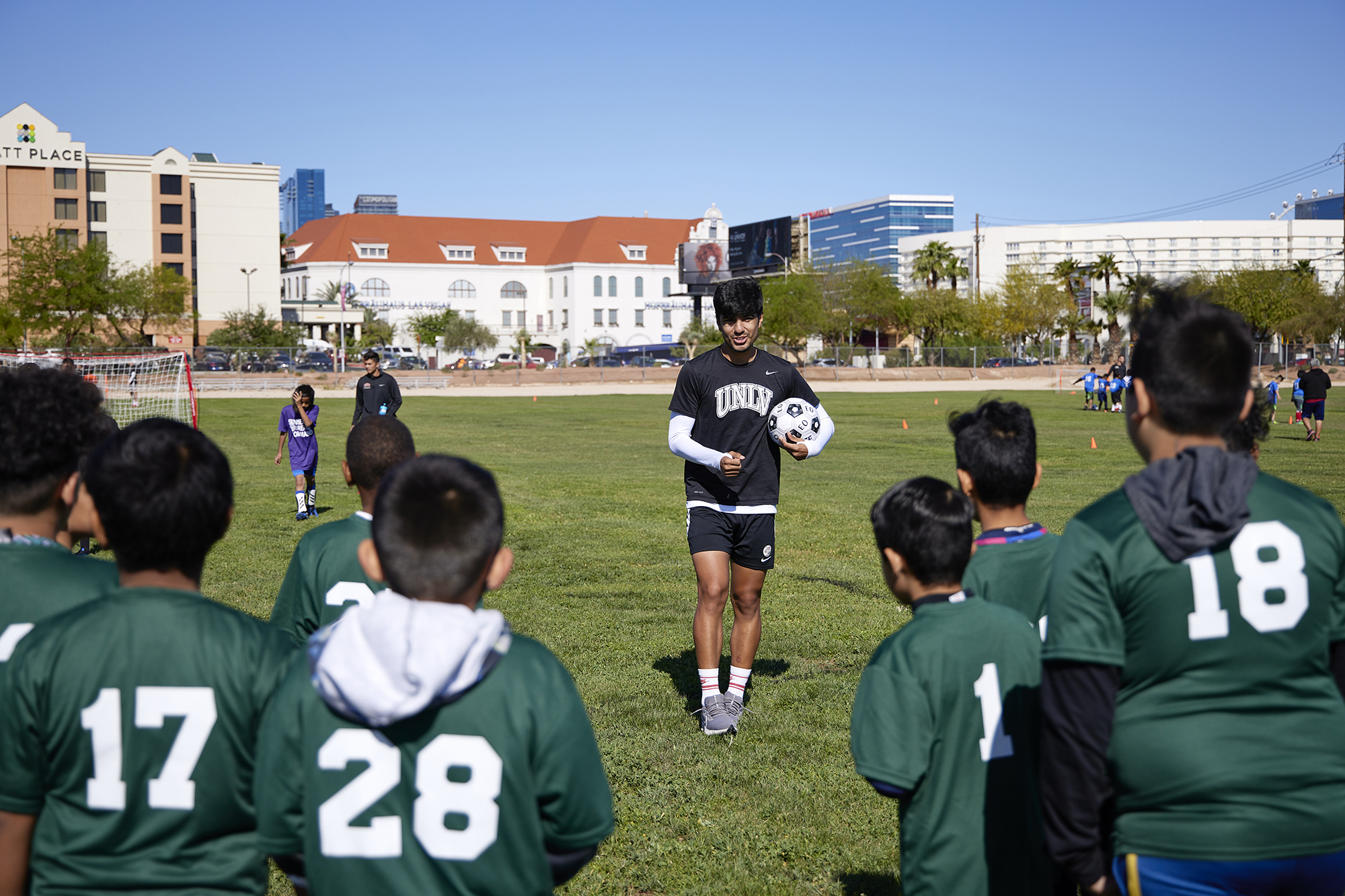 Youth soccer camp