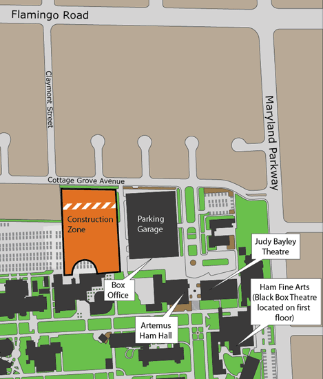 Maps And Directions Nevada Conservatory Theatre University Of