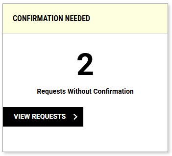 Confirmation needed