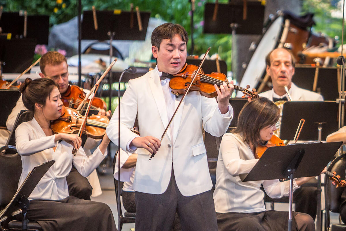 New York Philharmonic Concertmaster Frank Huang Performs At UNLV April ...