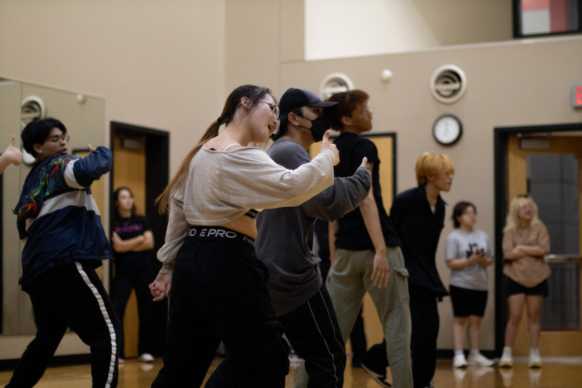 Group of people dancing