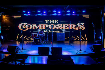 stage at composers showroom