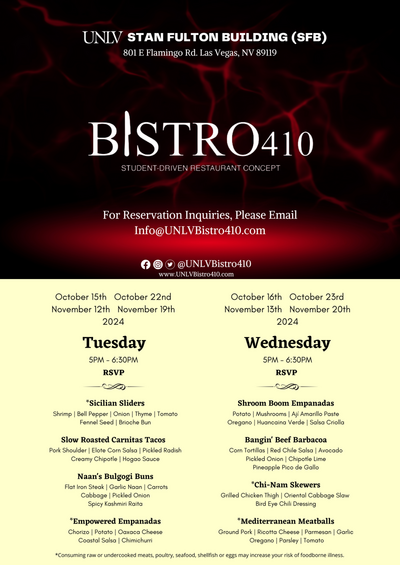 Bistro Menu