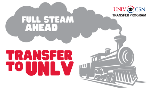 Full Steam Ahead Transfer to UNLV logo