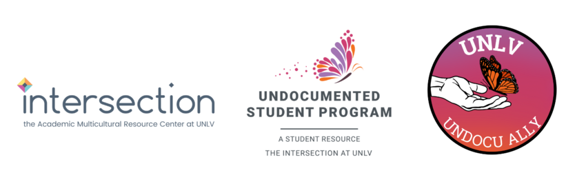 Intersection, Undocumented Student Program, Unocunetwork logos