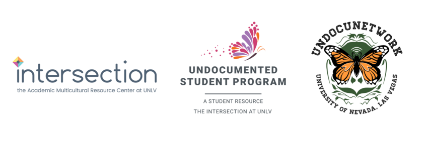 Intersection, Undocumented Student Program, Unocunetwork logos