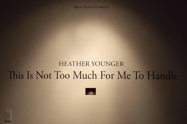 Donna Beam Gallery Heather Younger exhibition title