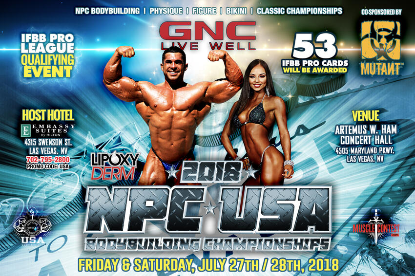NPC USA Bodybuilding Championships Calendar University of Nevada
